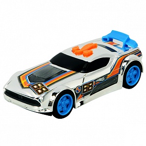 Машинка Hot Wheels со светом и звуком – Спойлер, голубой, 13,5 см (Toy State, HW90602)